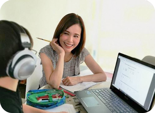 Zoe Tay, mother of students at The Learning Lab